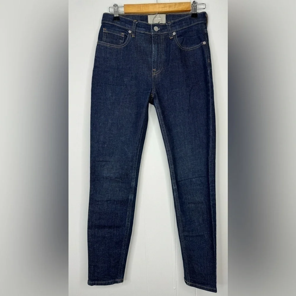 Everlane High Rise Skinny Ankle Crop Minimalist Dark Indigo Jeans Size 27/4